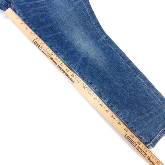 CITIZENS OF HUMANITY Elsa Mid Rise Slim Fit Crop Jeans 25 Dark Wash Denim Ankle - Picture 5 of 12